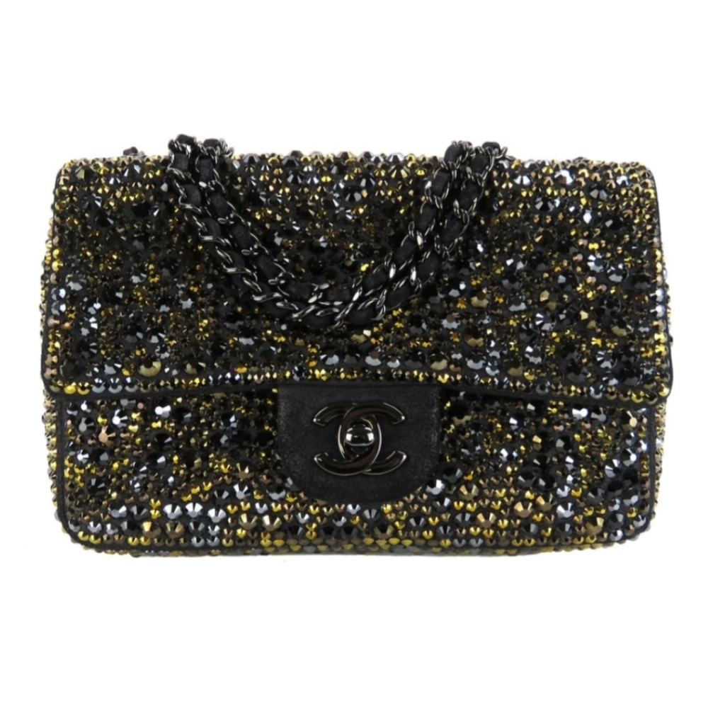 Chanel Swarovski crystal embellish